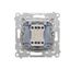 Socket outlet with earthing and shutters, (module), Simon 24, IP20, 16A, black matt thumbnail 2