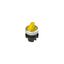 Illuminated long handle selector, 2 positions yellow with marking thumbnail 2