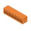 Printed circuit board terminals, 5.00 mm, Number of poles: 12, 90°, Solder pin length (l): 3.5 mm, tinned, orange, PUSH IN without actuator, Clamping range, max. : 2.5 mm², Box thumbnail 2