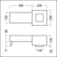 P-INF/EVO / DIAMO Q100 CASTING SURROUND - concrete casting surr. for DA 100x100 mm thumbnail 2