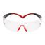 3M™ SecureFit™ 400 Safety Glasses, Red/Grey Frame,  Scotchgard™ Anti-F thumbnail 3