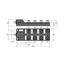 Passive Actuator/Sensor Box, M12 × 1 With Homerun Cable, 8-port   TB-8M12-4P2-5/TXL thumbnail 2