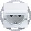SCHUKO wall socket, enlarged, text-to-wall, variable 45°, A.x/C.x with dimensions thumbnail 1