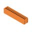 Printed circuit board terminals, 5.08 mm, Number of poles: 15, 180°, Solder pin length (l): 3.5 mm, tinned, orange, PUSH IN without actuator, Clamping range, max. : 2.5 mm², Box thumbnail 4