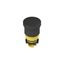 Black mushroom pushbutton, push-pull thumbnail 2