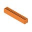 Printed circuit board terminals, 5.08 mm, Number of poles: 18, 180°, Solder pin length (l): 3.5 mm, tinned, orange, PUSH IN without actuator, Clamping range, max. : 2.5 mm², Box thumbnail 2