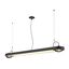 AIXLIGHT R Office T5 54W + ES111 max. 2x75W, round, black thumbnail 1