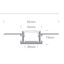 TRIMLESS PROFILE 2m FOR 20mm STRIPS + PC OPAL DIFF thumbnail 2