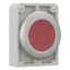 M30C-FDRL-R Illuminated pushbutton actuator, RMQ-Titan, Flat, maintained, red, Blank, Metal bezel thumbnail 6