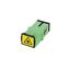 OpDAT adapter SC-Simplex APC OS2 with shutter thumbnail 2
