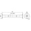Copper cable earthing bridge H07V-K, conn. pl. M16 both ends, D50mm L5 thumbnail 2
