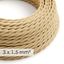 Large section electric cable 3x1,50 twisted - covered by Jute TN06 thumbnail 1