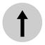 M22-XDL-W-X7 Button lens, flat white, arrow symbol thumbnail 2