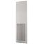 XTSZFFPV42-W600 Front plate (section high), ventilated, W=600mm, IP42, grey thumbnail 1