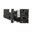 T0-2-1/E On-Off switch, T0, 20 A, flush mounting, 2 contact unit(s), 3 pole, with black thumb grip and front plate thumbnail 27