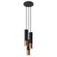 LOOPEZ 3P HANGING LAMP BLACK/COPPER GU10 3X40W IP20 thumbnail 7