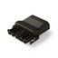 PCB coupler 3p plug, horiz., 1-latch, wht thumbnail 2