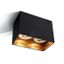 BLACK GU10 2x10W DARK LIGHT thumbnail 1