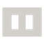 Frame - 2-gang / 1+1-modules - ABB logo - Dune thumbnail 1