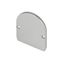 GLENOS end cap for industrial profile dome, silver, 2 pcs. thumbnail 1