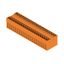 PCB plug-in connector, male header, closed side, THT solder connection, 5.08 mm, Number of poles: 42, 180°, Solder pin length (l): 3.2 mm, tinned, orange, Box thumbnail 2