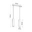 HANGING LAMP LUVO 2 GU10 2X40W IP20 thumbnail 6