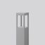BOCARO, 20 W, 1750 lm, 840, silver, Phase-cut Bollards, L 120 B 120 H  thumbnail 2
