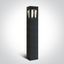ANTHRACITE BOLLARD 90cm 22W WW IP65 230V thumbnail 1