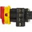 P1-32/EA/SVB/N Main switch, P1, 32 A, flush mounting, 3 pole + N, Emergency switching off function, With red rotary handle and yellow locking ring, Lockable in the 0 thumbnail 9