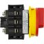 P3-63/EA/SVB/2HI11 Main switch, P3, 63 A, flush mounting, 3 pole, 2 N/O, 2 N/C, Emergency switching off function, With red rotary handle and yellow locking ring thumbnail 24