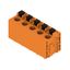 Printed circuit board terminals, 7.50 mm, Number of poles: 5, 180°, Solder pin length (l): 3.5 mm, tinned, orange, PUSH IN with actuator, Box thumbnail 1