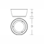 Reflector D 327 H 150 colour: silver thumbnail 4