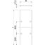 DRL BKS10 ALU Chequer plate cover with clamping spring 100x1000 thumbnail 2