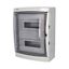 Cabinet ACQUA 3926-T, 26TE, 410x310x150mm, transparent plastic door, IP65 thumbnail 1