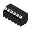 Printed circuit board terminals, 5.00 mm, Number of poles: 6, 135°, Solder pin length (l): 1.5 mm, black, PUSH IN with actuator, Clamping range, max. : 1.5 mm², Tube thumbnail 3