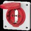 WCD inb 16A2P+A 230V IP54 SCHUKO rood thumbnail 1