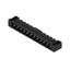 PCB plug-in connector, male header, Flange, THT/THR solder connection, 5.08 mm, Number of poles: 12, 90°, Solder pin length (l): 3.2 mm, tinned, black, Box thumbnail 4