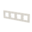 Frame 4-gang / 2+2+2+2-modules - ABB logo - S - Dune thumbnail 2