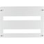 BFZ-FP-2+/66 Front plate 45mm-Device cutout for 33 Module units per row, 2+ rows, white thumbnail 4