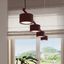 Chandelier AURA 4 burgundy Gx53 thumbnail 10