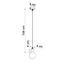 HANGING LAMP EDISON BLACK E27 1X60W IP20 thumbnail 4