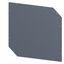 SIVACON, roof, for corner cubicle, IP55, D: 600 mm, zinc-plated thumbnail 1