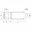 RECHTECK, 4,5 W, aluminium, on/off Extensions, L 250 B 125 H 140, CBS, thumbnail 3
