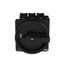 P3 Main switch, 80 A,Rear mounting, 3 pole, Form V/SVB, Black, Door co thumbnail 3