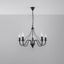 MINERVA CHANDELIER 5 BLACK E14 5X40W IP20 thumbnail 9