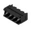 PCB plug-in connector, male header, Dovetails for fixing blocks, THT solder connection, 5.08 mm, Number of poles: 4, 90°, Solder pin length (l): 3.2 mm, tinned, black, Box thumbnail 2