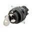 Selector A22NZ Ã˜22, Key type S, 3 position, bezel plastic, AUTO RESET A2270631A thumbnail 1