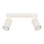 CEILING STRIP WITH TWO MOVABLE BEIGE SPOTLIGHTS FOR HALLWAY, CARBON SERIES 2XGU10 thumbnail 1