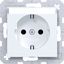 SCHUKO wall socket, text-type, Safety Plus, plug-in type, A.x/C.x white size thumbnail 1