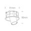 BLACK COB 6,5W WW 700mA 36deg ADJUSTABLE DARK LIGHT thumbnail 2